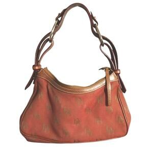 Dooney & Burke Canvas Shoulder Bag Red